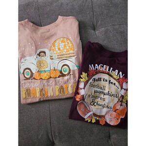 Youth Fall Graphic Tee Bundle - Simply Southern & Magellan - Medium (10/12)